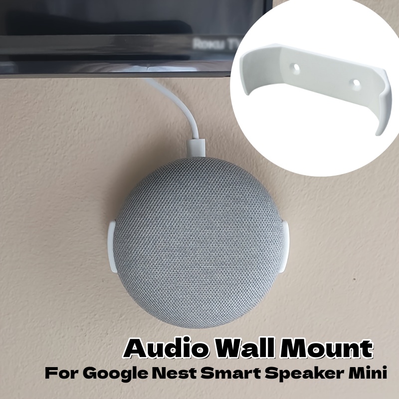 Google Speaker Nest Mini - ที่ยึดติดผนังสำหรับลำโพงอัจฉริยะ Google Nest Mini อุปกรณ์จัดเก็บและตกแต่งบ้าน