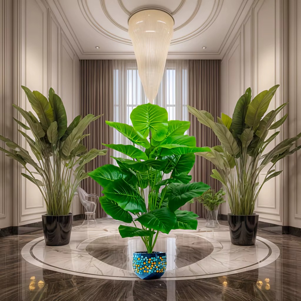 ต้นปาล์มประดิษฐ์เหมือนจริง 1 ช - Monstera Adansonii บทวิจารณ์และราคา