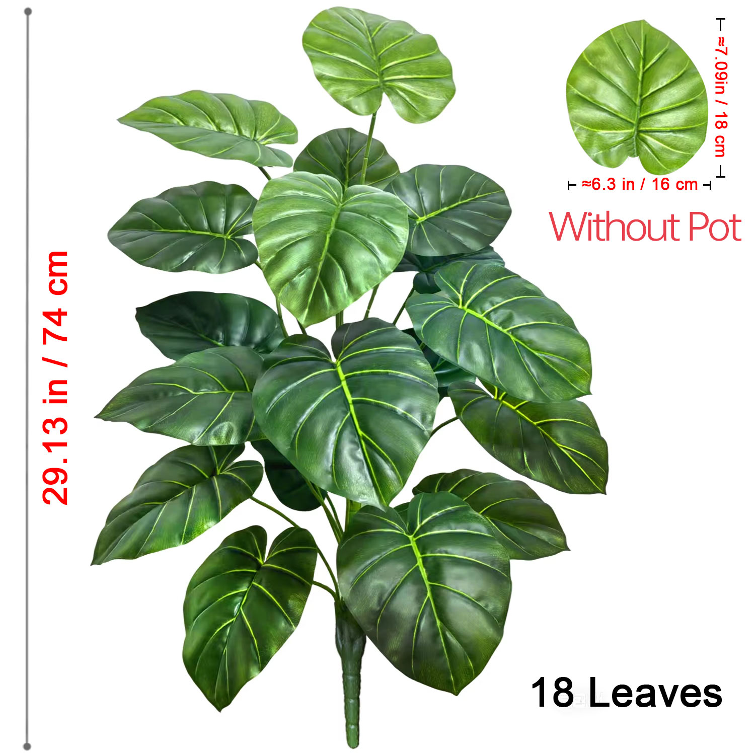 ต้นปาล์มประดิษฐ์เหมือนจริง 1 ช - Monstera Adansonii บทวิจารณ์และราคา