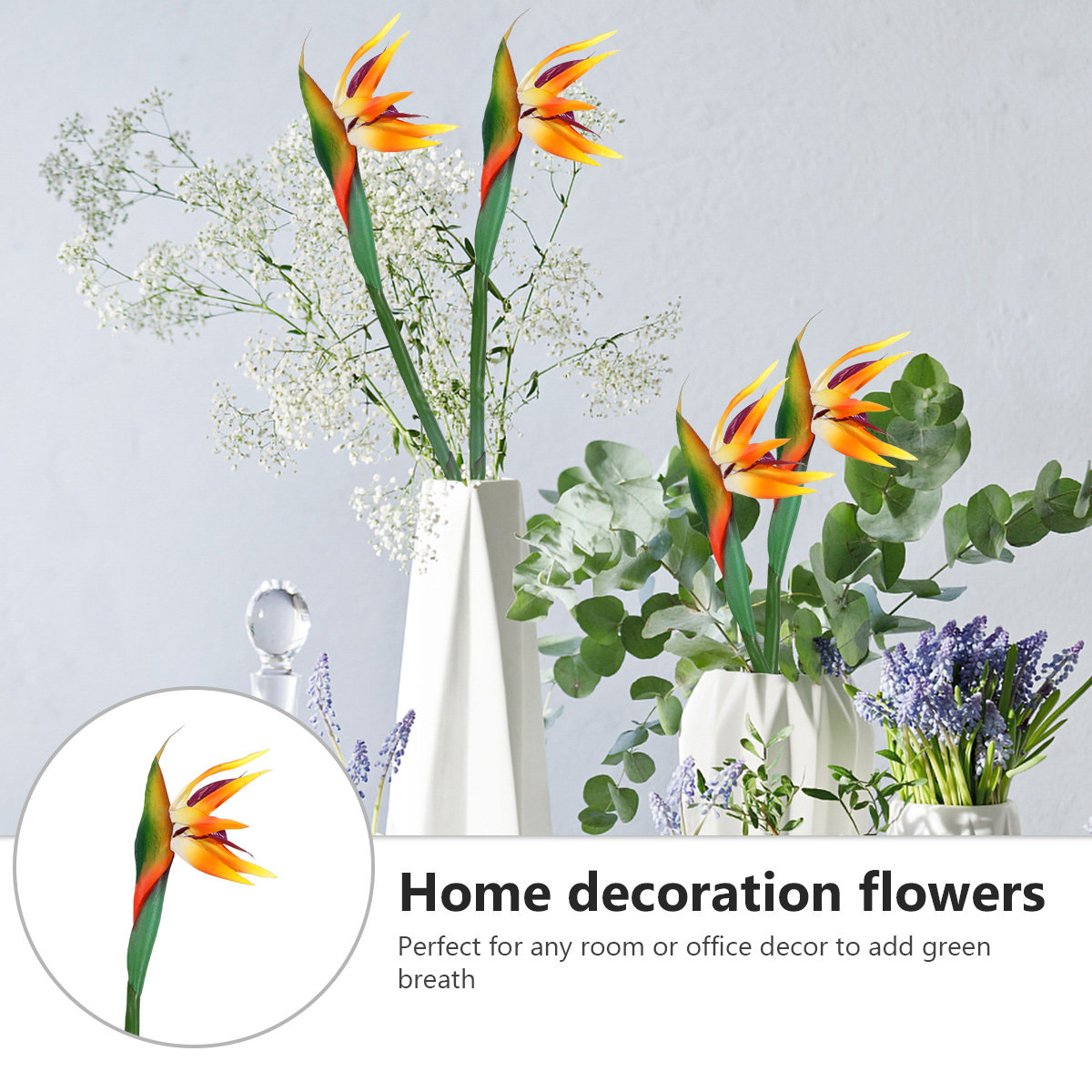 ดอกสเตรลิเซียประดิษฐ์สัมผัสเหม - Bird Paradise Strelitzia บทวิจารณ์และราคา