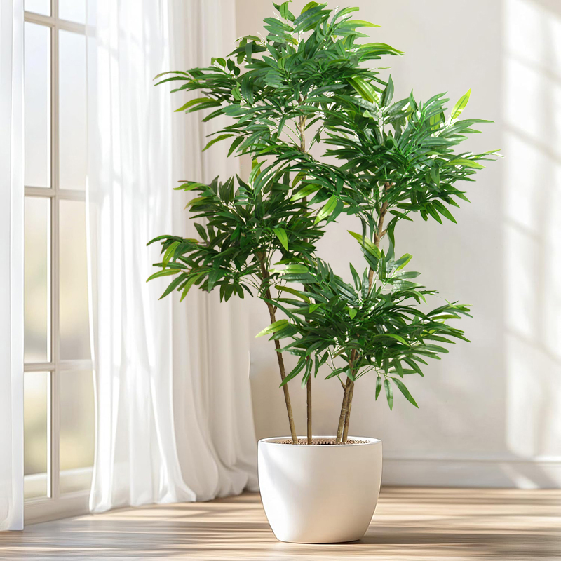 ต้นไม้ใบไผ่ประดิษฐ์ขนาดใหญ่ 80 - Dracaena Marginata บทวิจารณ์และราคา